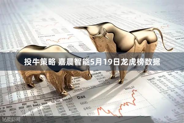 投牛策略 嘉晨智能5月19日龙虎榜数据