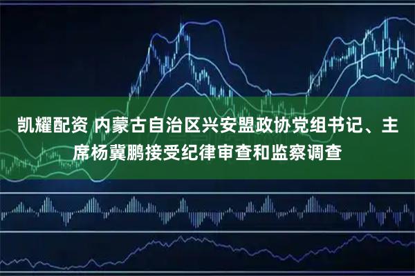凯耀配资 内蒙古自治区兴安盟政协党组书记、主席杨冀鹏接受纪律审查和监察调查